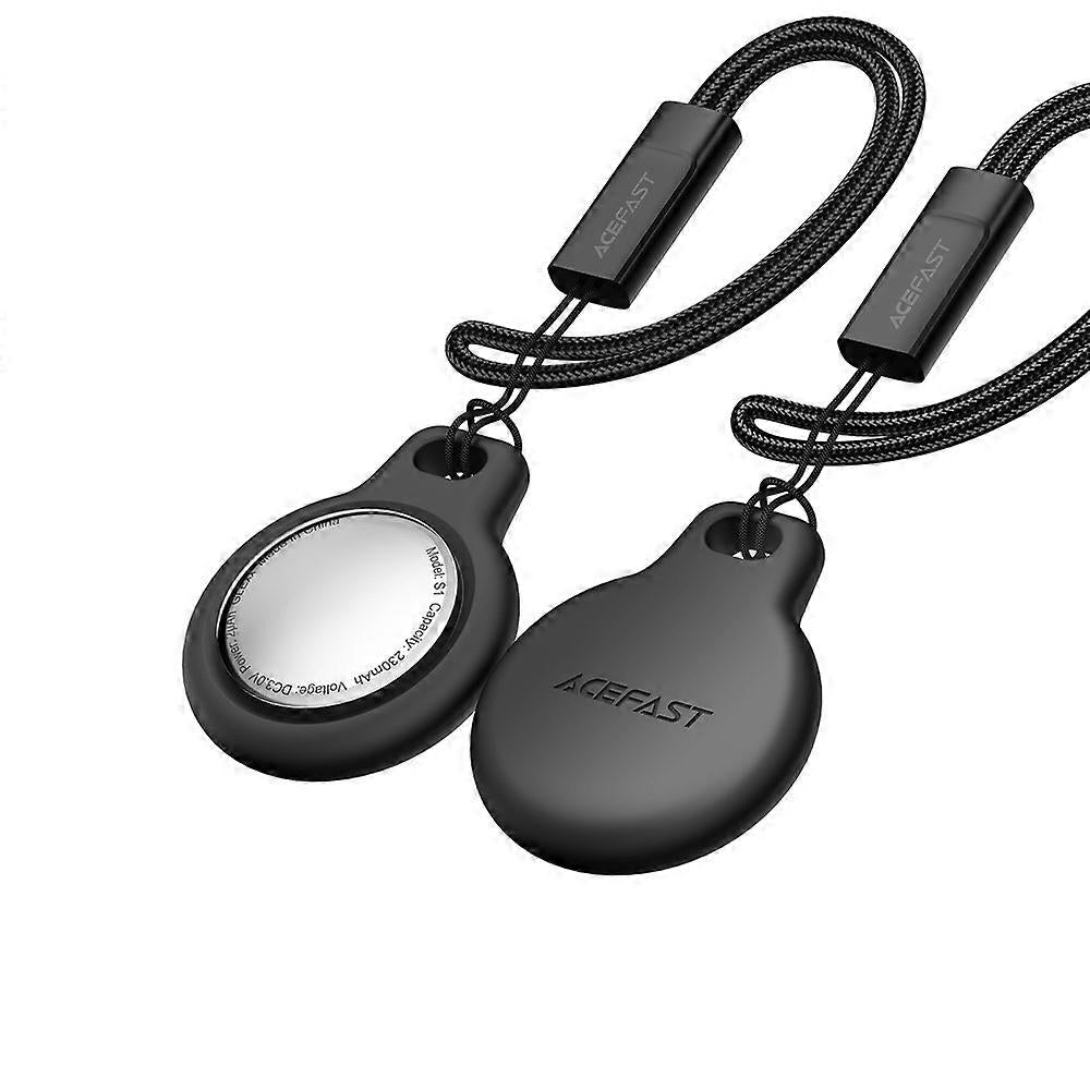 Acefast SmartTag S1 pour séries iOS, Set de 4 pièces, Gris