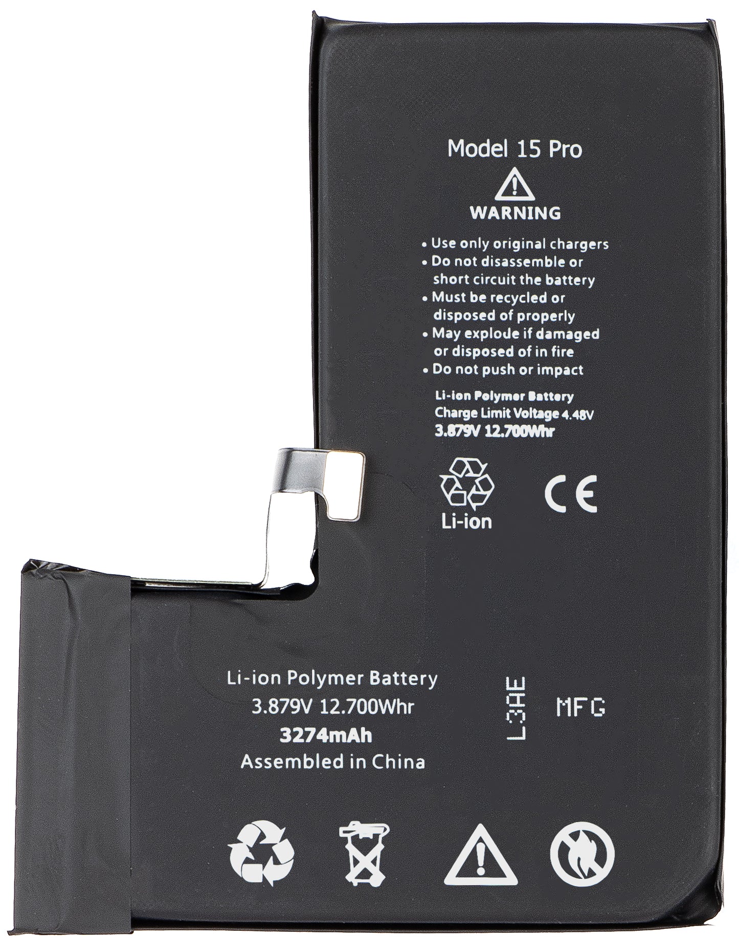 Batterie Apple iPhone 15 Pro