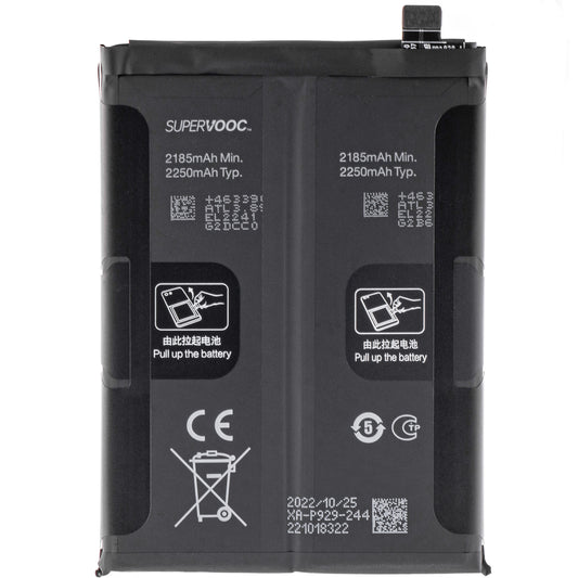 Batterie Oppo Reno8 Pro+ / Reno8 Pro, BLP929, Service Pack 4909927