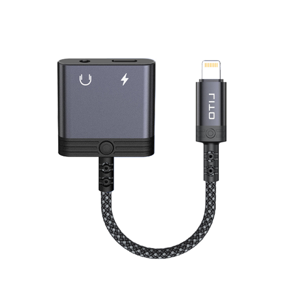 Adaptateur Audio Lightning - Lightning / 3.5mm Lito LA04L, Noir