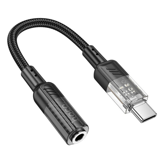 Adaptateur audio USB-C - 3,5 mm HOCO LS37, noir