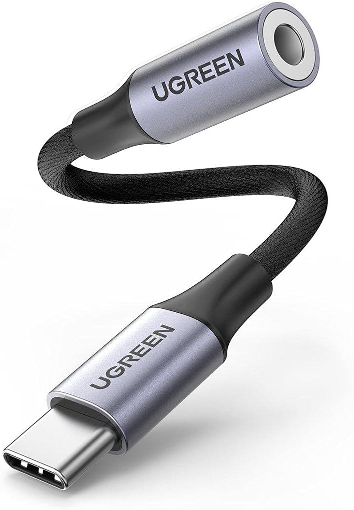 USB-C to 3.5mm Audio Adapter UGREEN AV161, Gray