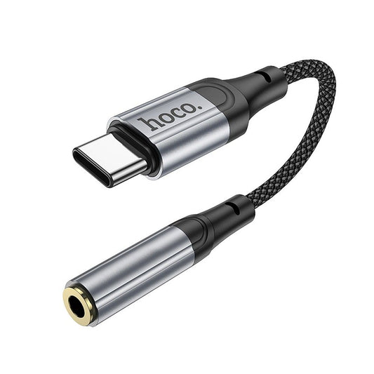 USB-C to 3.5mm Audio Adapter HOCO LS36, Gray