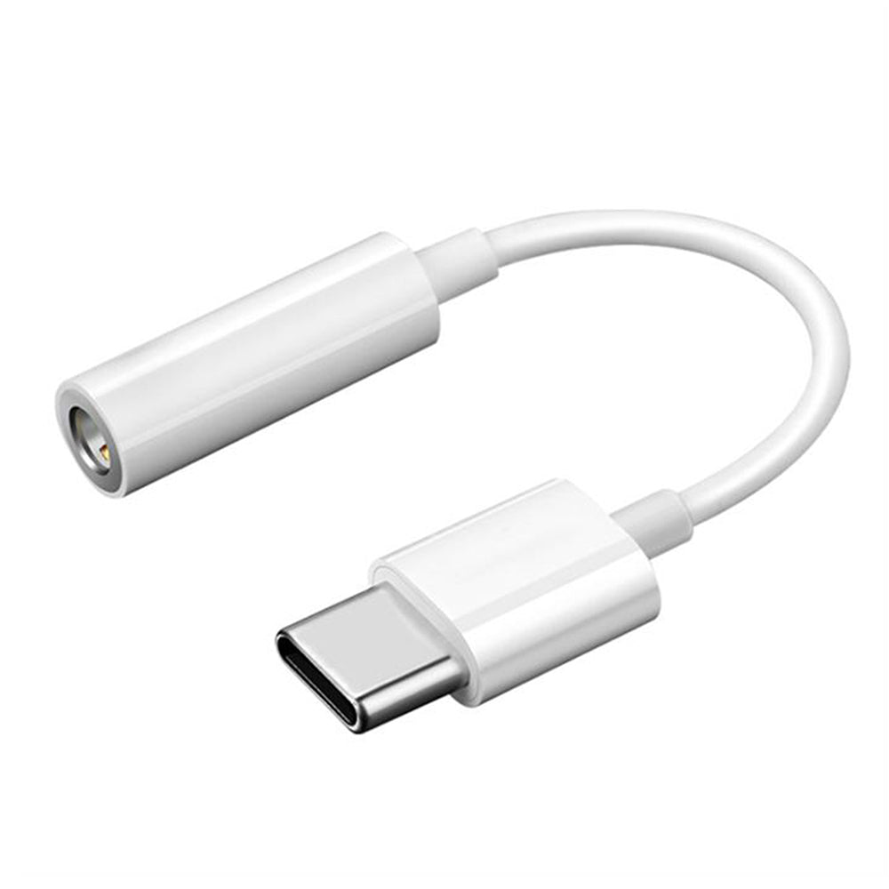 Audioadapter USB-C - 3,5mm Techsuit AC18 MusicBox, Weiß, Set 2 Stück