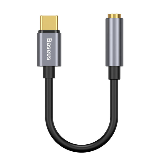 Adaptateur audio 3,5 mm - USB-C Baseus L54, gris CATL54-0G