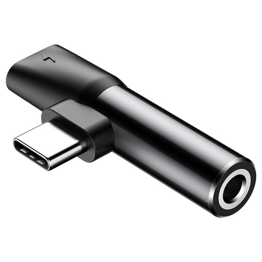 Adaptateur audio USB-C - USB-C / 3,5 mm Baseus L41, noir CATL41-01