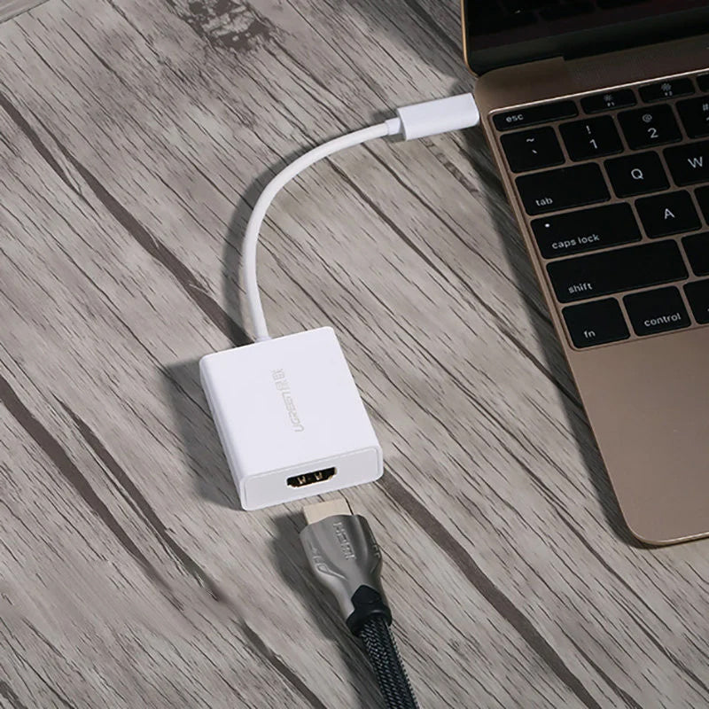 UGREEN USB-C to HDMI Audio and Video Adapter, White