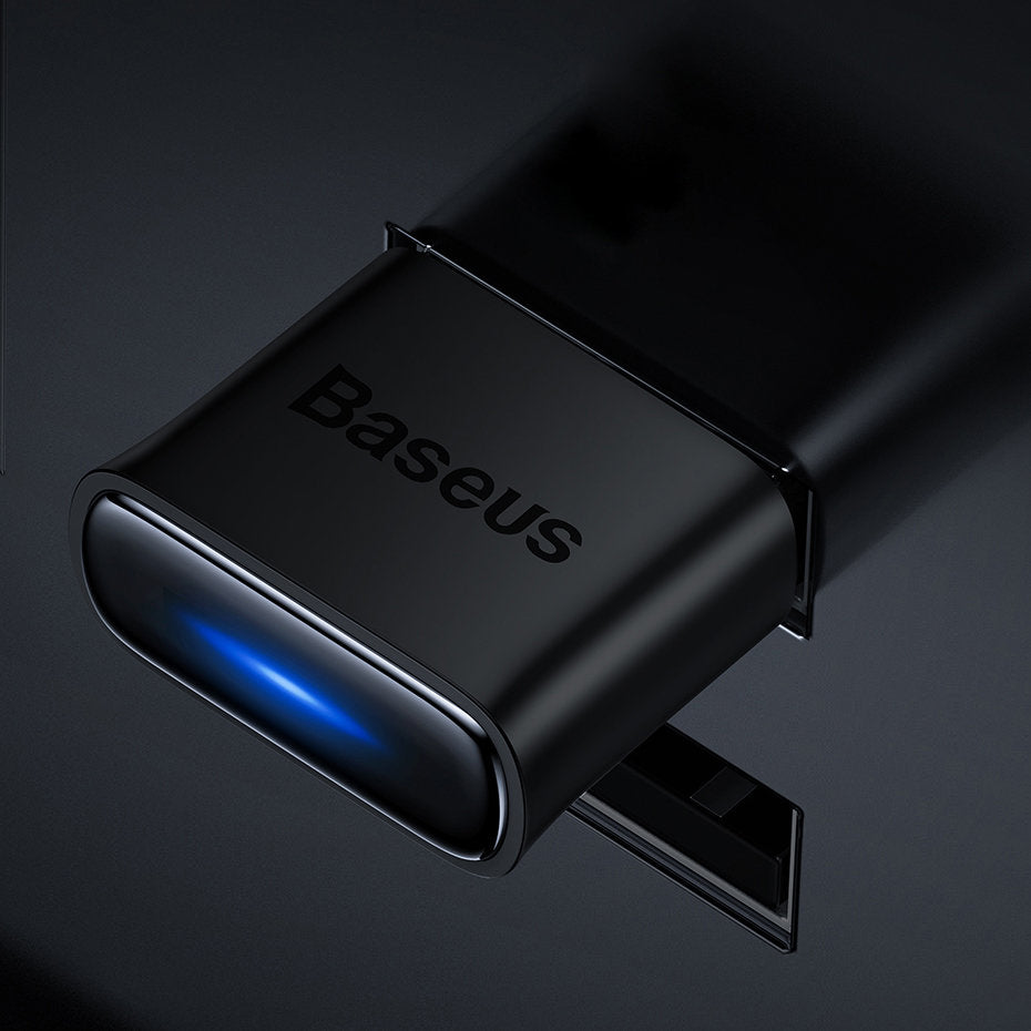 Baseus BA04 Bluetooth USB-Adapter 5.0 | Schwarz | Plug & Play
