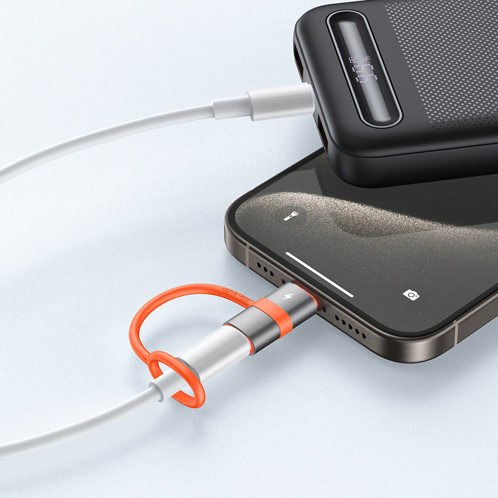 Adaptateur de Données et de Chargement Lightning - USB-C McDodo OT-5530, Gris