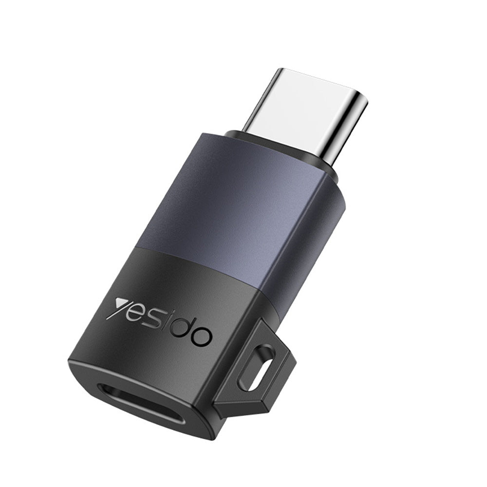 Adaptateur de données et de charge Lightning - USB-C Yesido GS28, Gris