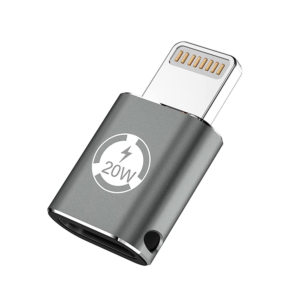 USB-C - Lightning Daten- und Ladeadapter Techsuit A11 TitanCoreX, Grau