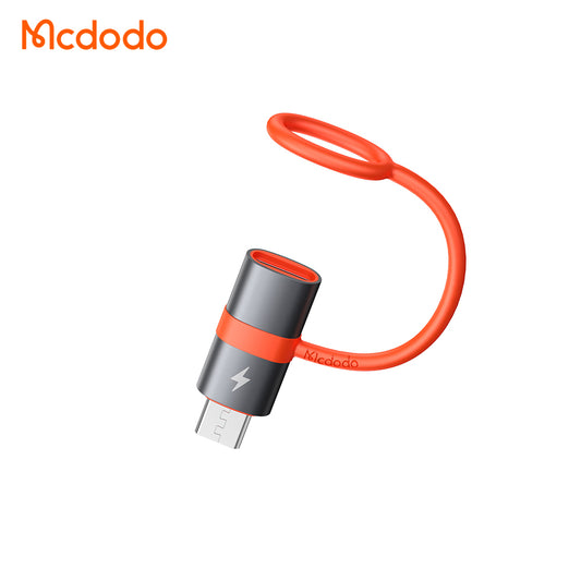 Adaptateur de données et de charge USB-C - microUSB McDodo OT-3820, Gris