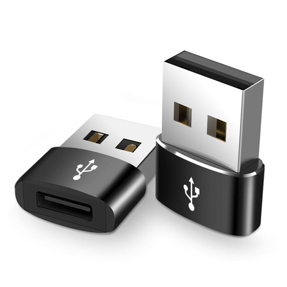 Adaptateur de Données et de Chargement USB-C - USB-A Techsuit, Noir