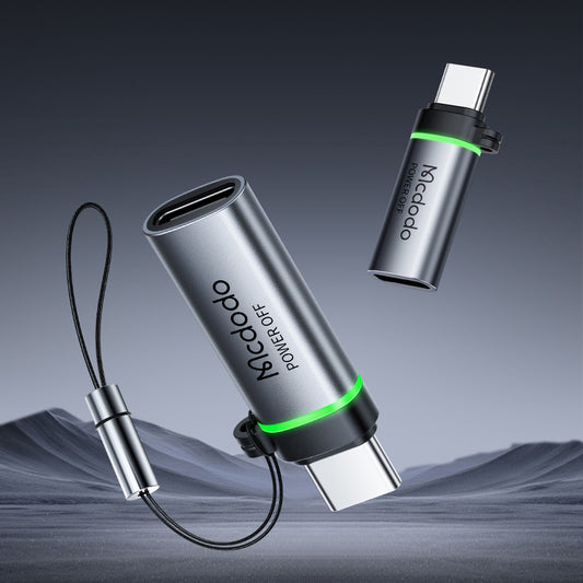 Adaptateur de Données et de Charge USB-C - USB-C McDodo OT-2450 Power Off, Noir