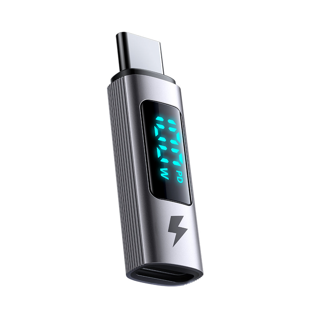 Adaptateur de Données et de Charge USB-C - USB-C McDodo OT-6090 Wales Display, Noir