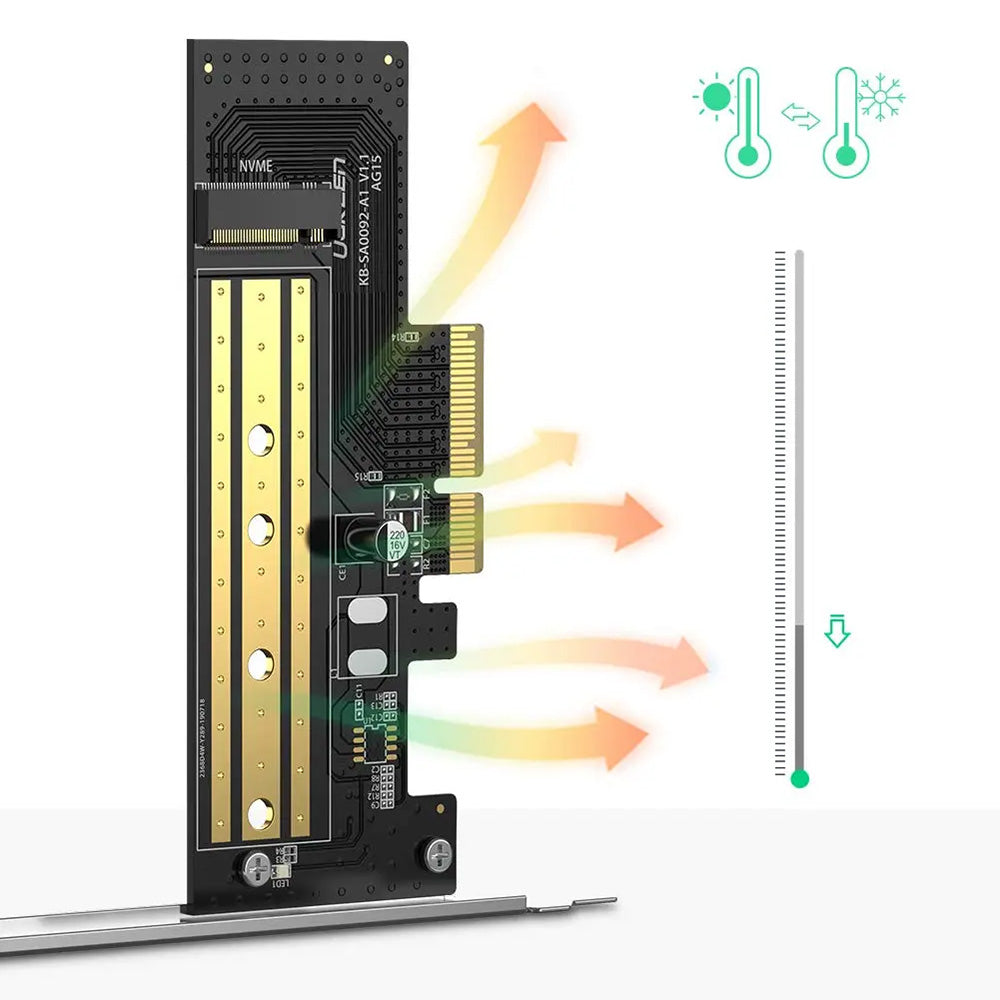 UGREEN CM302 (70503) SSD Interface Adapter, NVMe M.2 - PCIe 3.0 X4