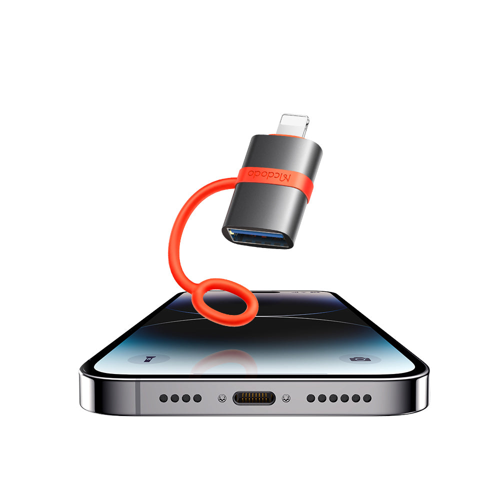 OTG-Adapter Lightning - USB-A McDodo OT-2600, Grau