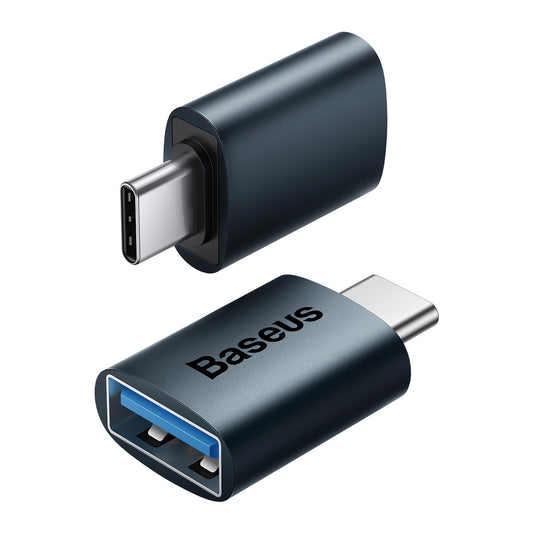 Baseus Ingenuity Adaptateur OTG USB-C vers USB-A, bleu ZJJQ000003