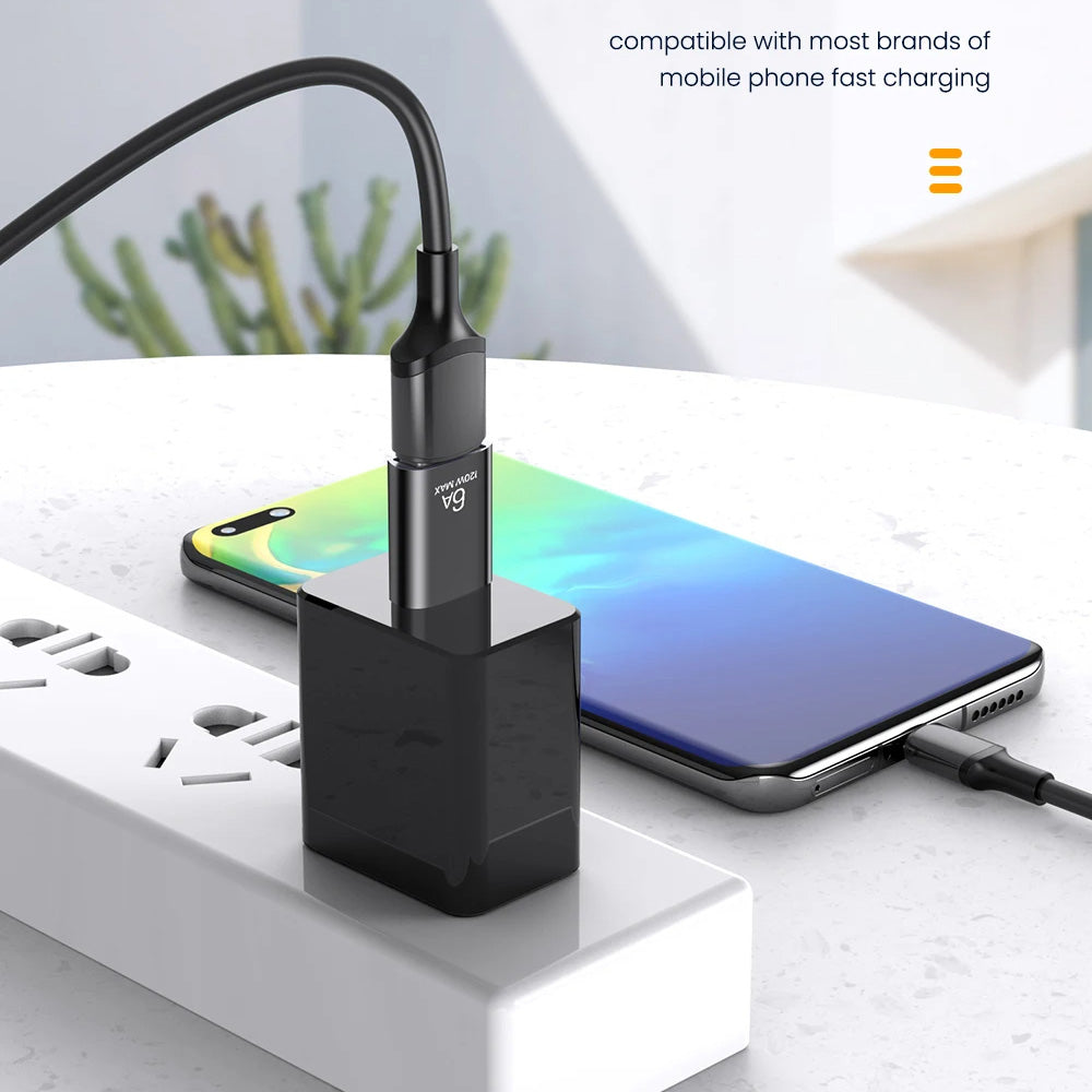 Adaptateur OTG USB-C - USB-A Techsuit A2 HyperPort, Noir Orange