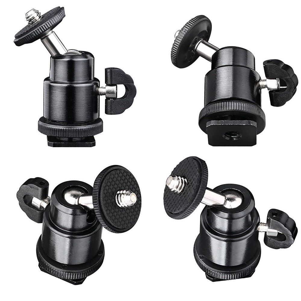 Adaptateur Patin Cold Shoe - 1/4 pouce Techsuit BH-2, Noir