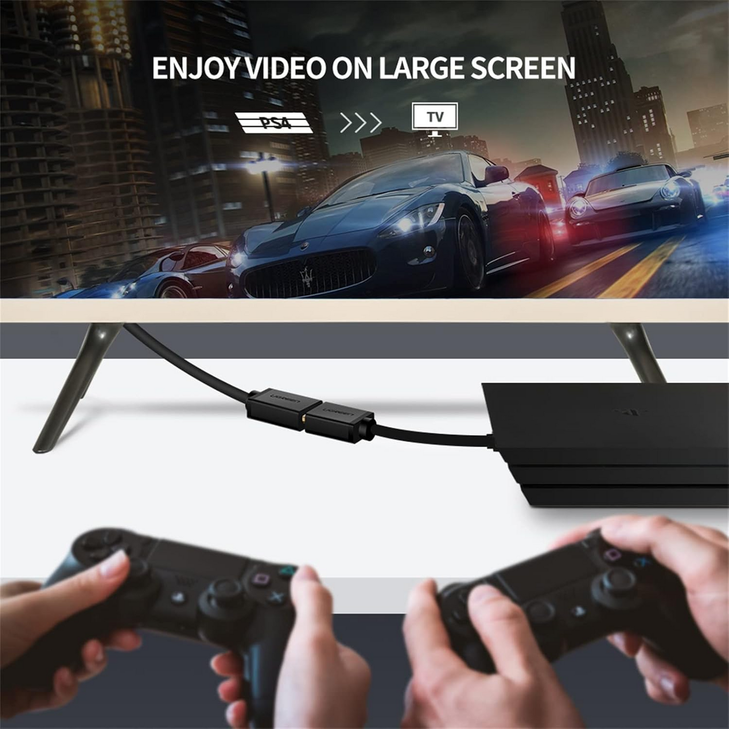 Videoadapter UGREEN 20118, HDMI - DVI, 1080P, Schwarz