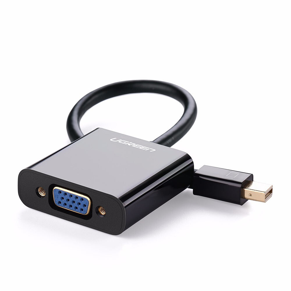 Adaptateur Vidéo UGREEN, MiniDisplayPort - VGA, 1080P, Noir