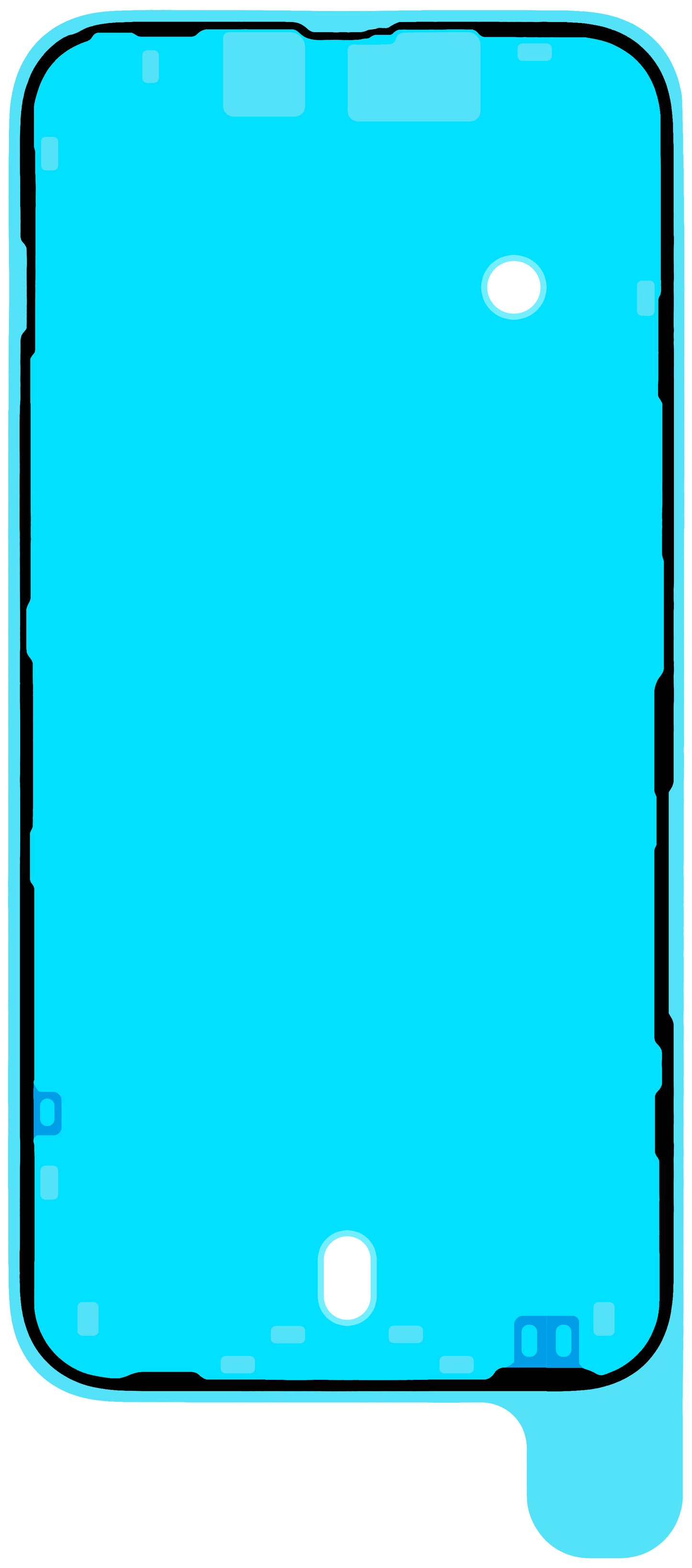 Klebstoff Batterieabdeckung Apple iPhone 14 Plus, Service Pack 923-08092