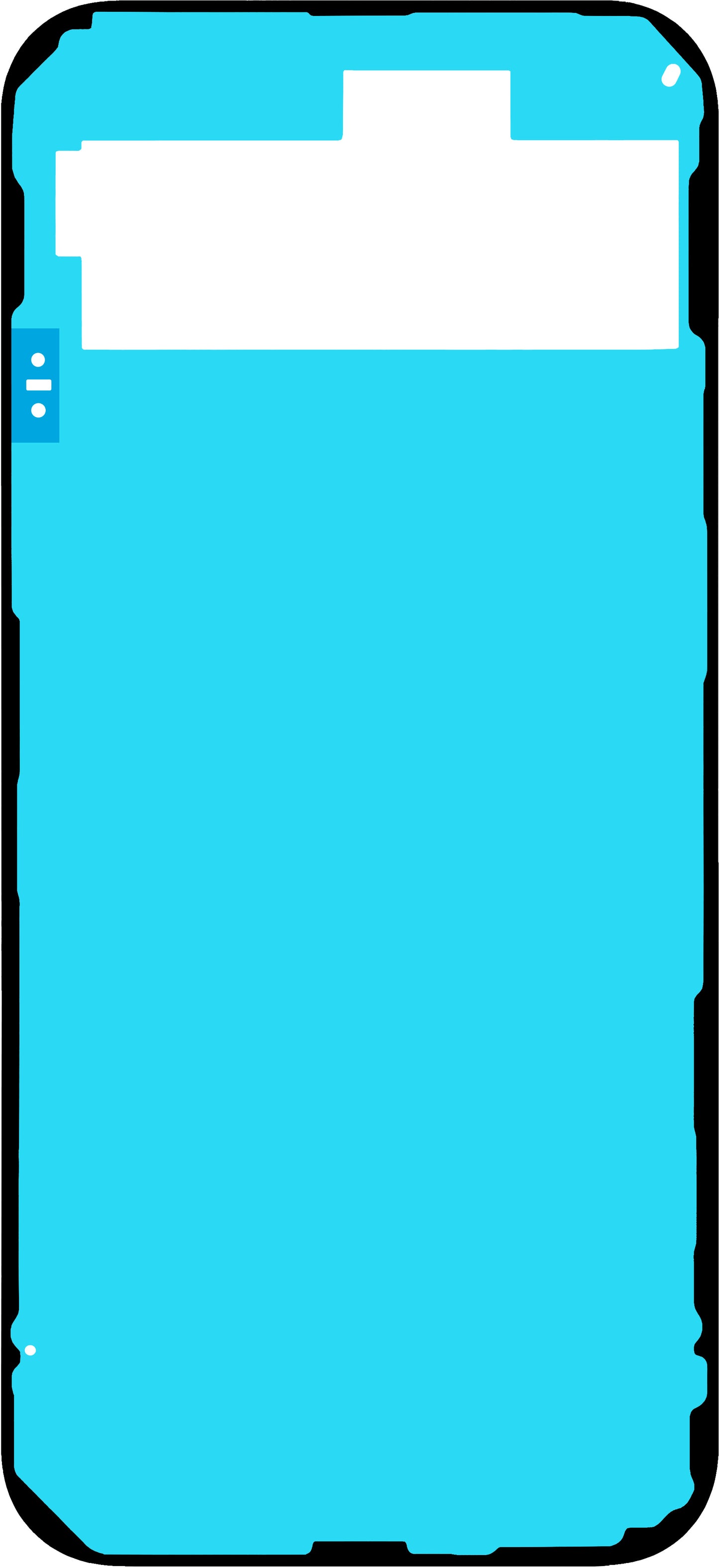 Adhésif Couvercle Batterie Google Pixel 9, Service Pack G806-12941-00