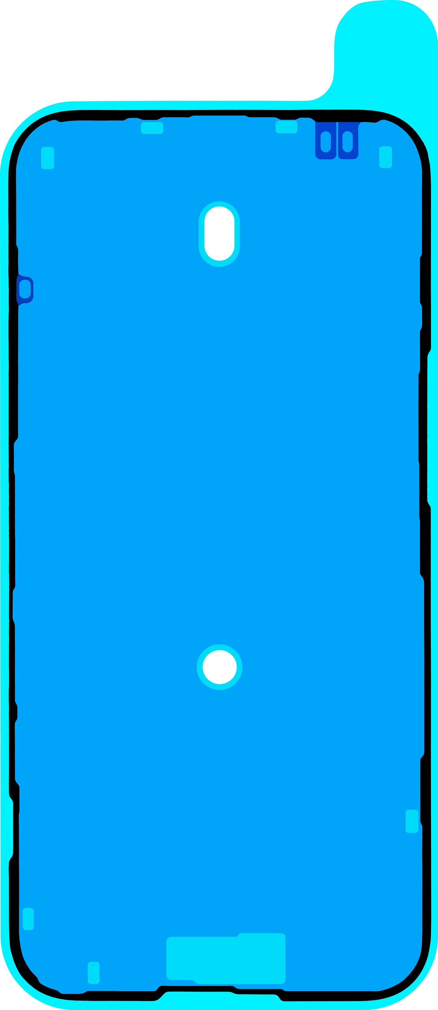 Adhésif Écran Apple iPhone 15 Plus, Service Pack 923-09186