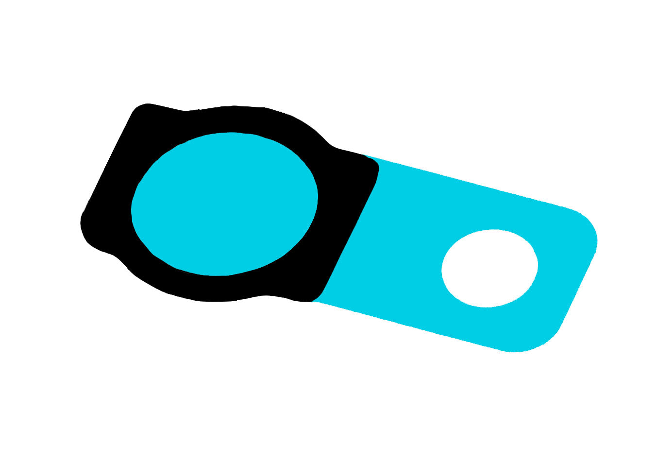 Adhésif Capteur Empreinte Honor X70i / 400 Lite / X8c / X60i, Pack de Service 5163AEFB