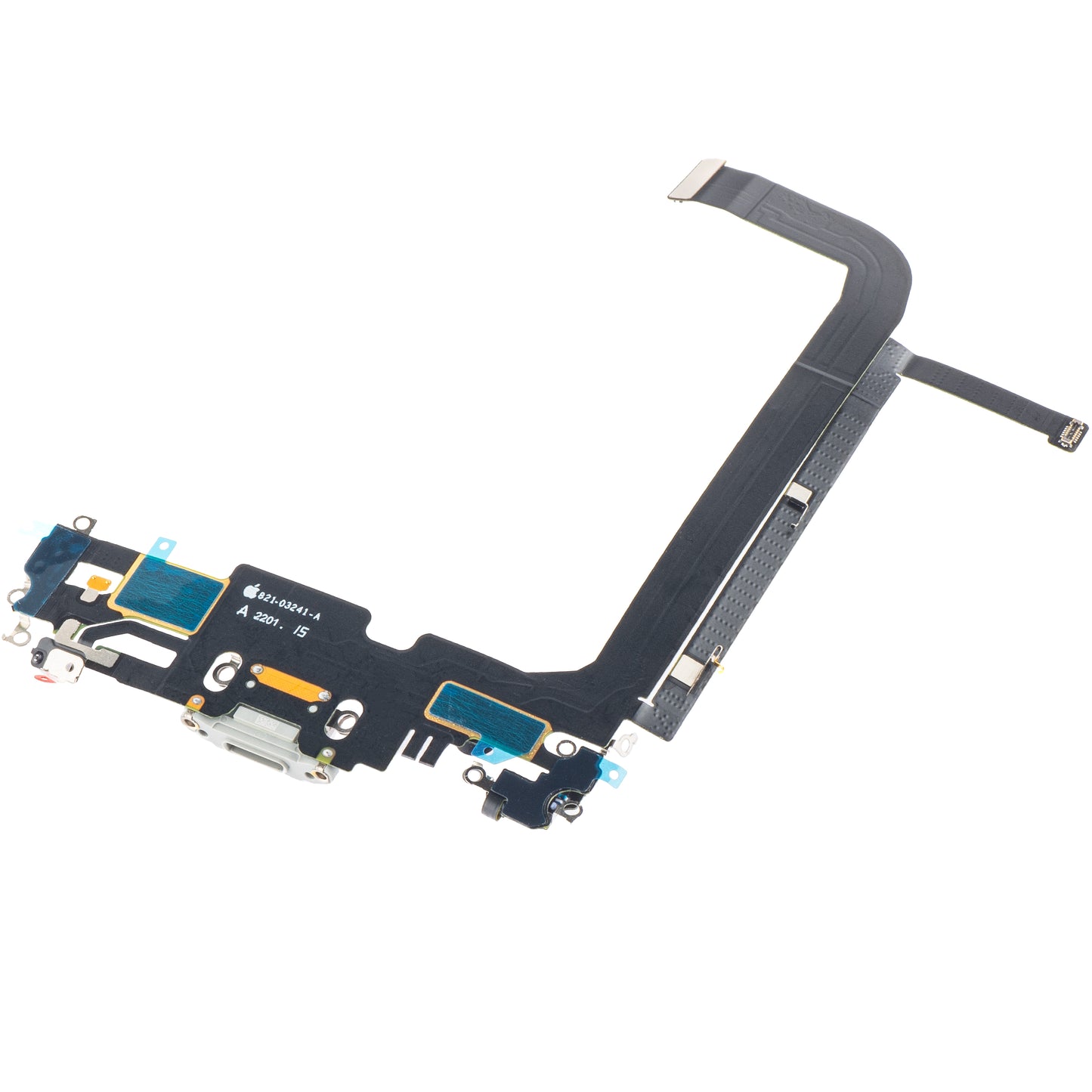 Bande avec Connecteur de Charge - Microphone Apple iPhone 13 Pro Max, Argenté