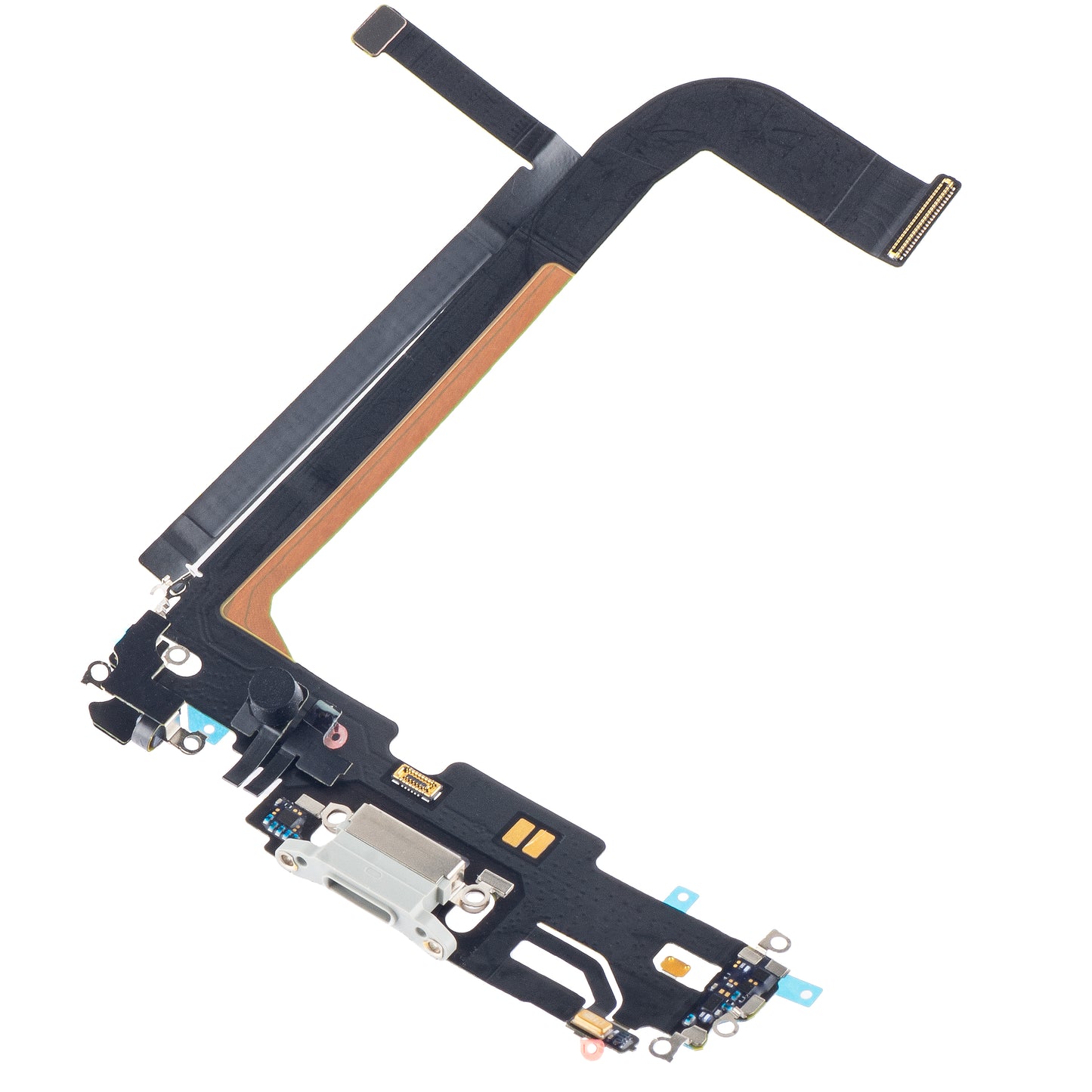 Bande avec Connecteur de Charge - Microphone Apple iPhone 13 Pro Max, Argenté