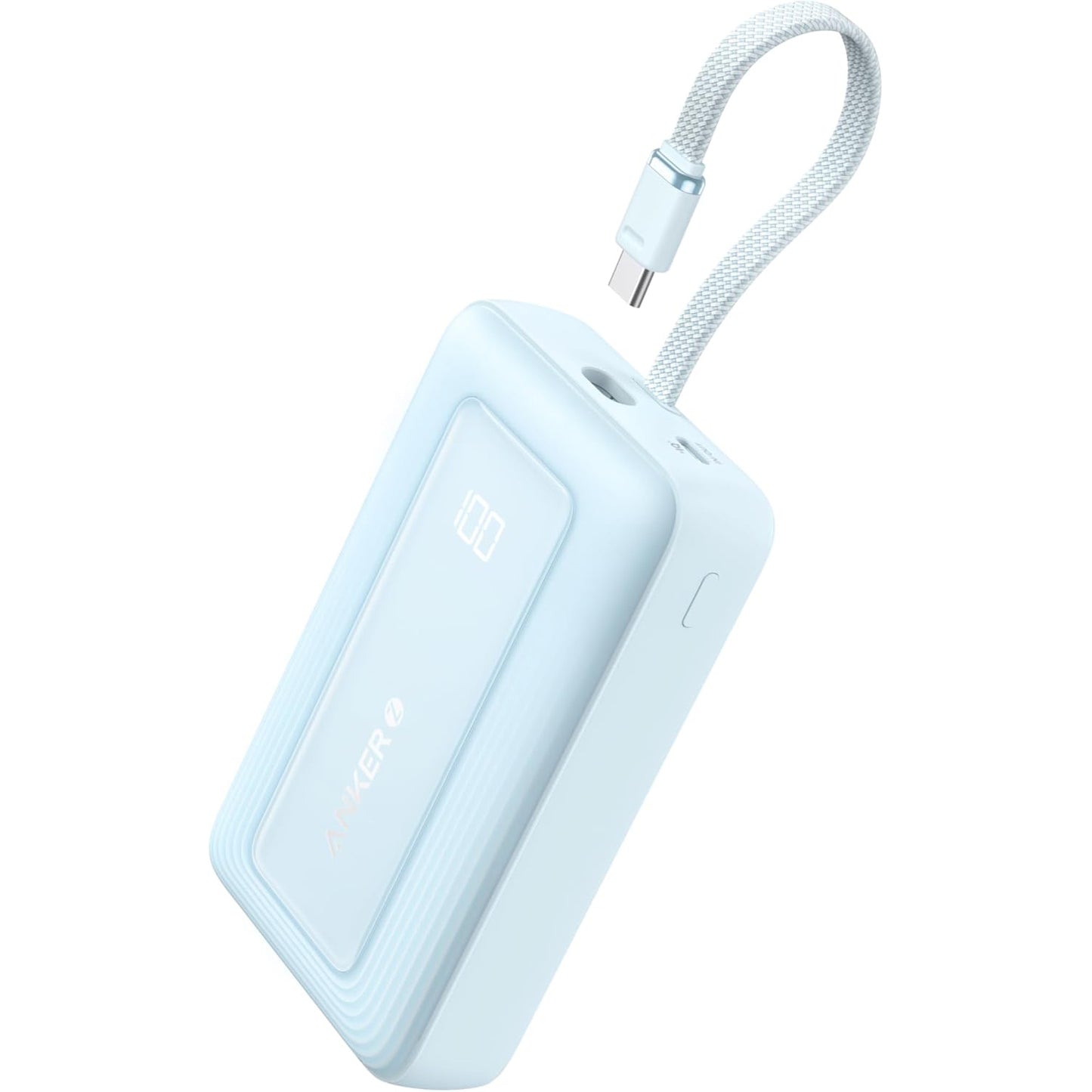 Batterie Externe Anker Zolo, 20000mAh, 30W, QC + PD, 1 x USB-A - 2 x USB-C, Bleue A1689031