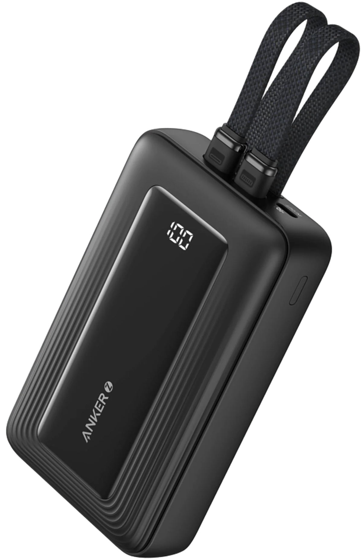 Anker Zolo Powerbank, 20000 mAh, 30 W, QC + PD, 1 x Lightning – 1 x USB-A – 2 x USB-C, Schwarz A1681012
