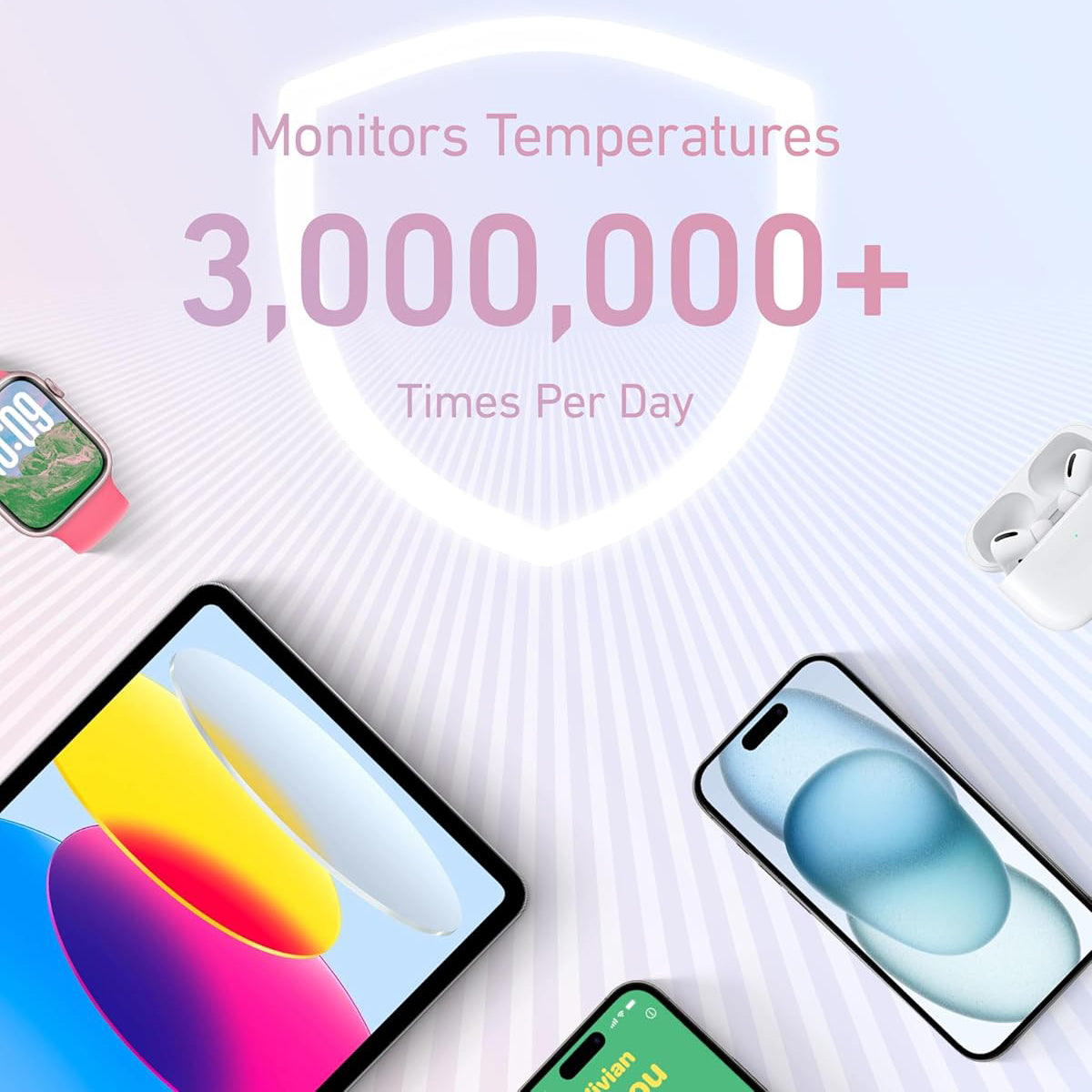 Batterie Externe Anker Zolo, 20000mAh, 30W, QC + PD, 1 x USB-A - 2 x USB-C, Bleue A1689031