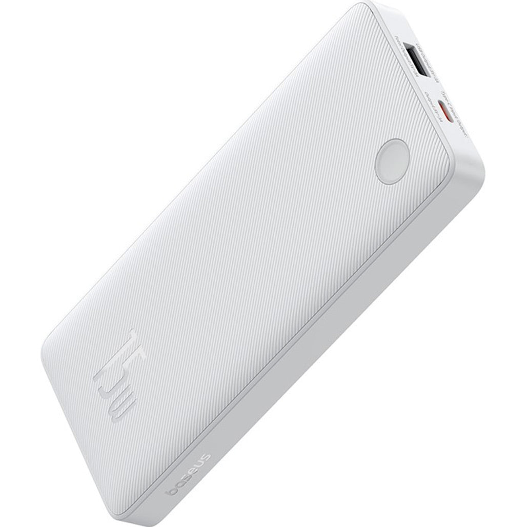 Baseus Airpow Lite Batterie externe, 10000mAh, 15W, 1 x USB-A - 1 x USB-C, blanc