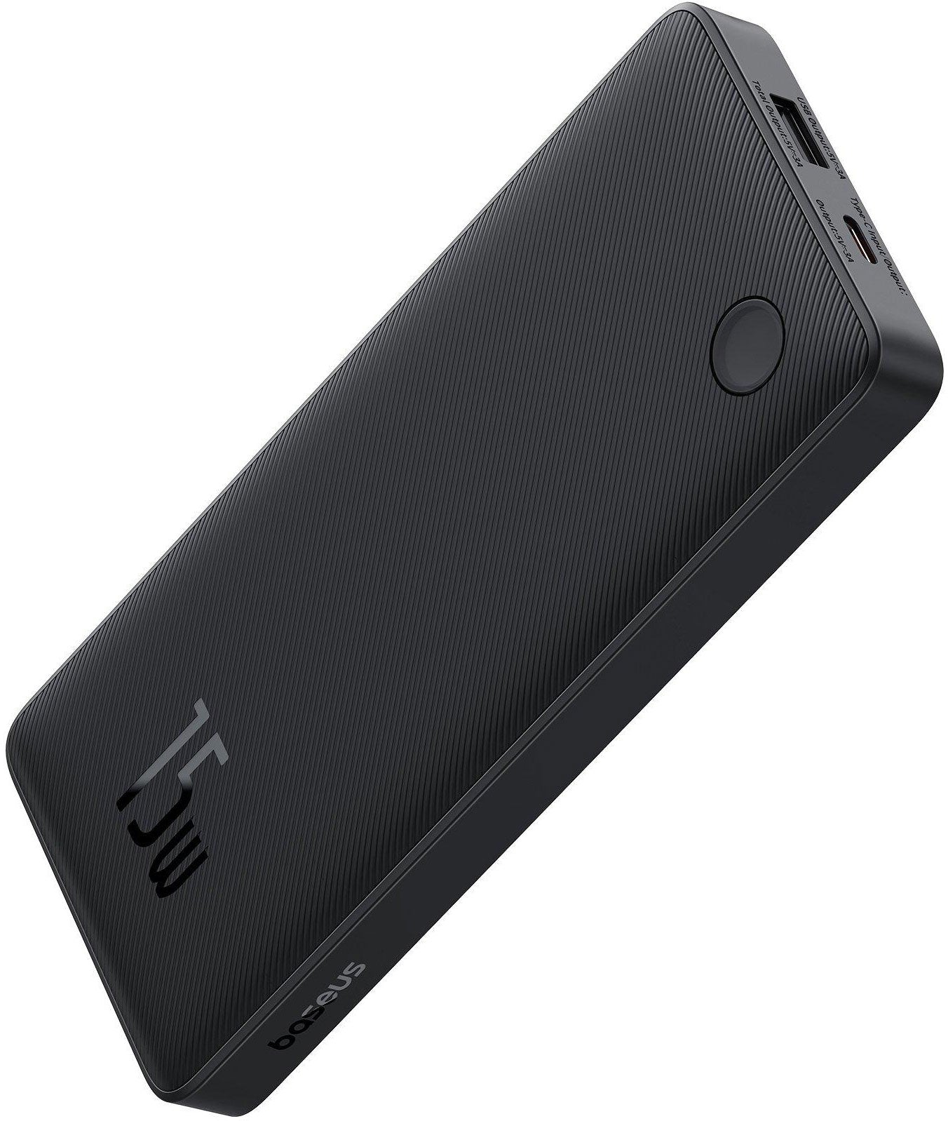 Baseus Airpow Lite Batterie externe, 10000mAh, 15W, 1 x USB-A - 1 x USB-C, Noir P10067500123-00