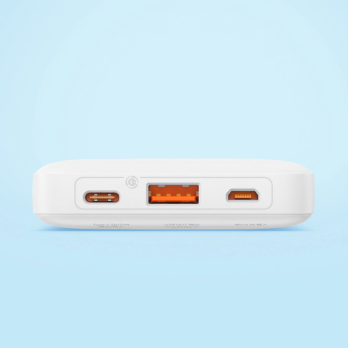 External Battery Baseus Airpow, 10000mAh, 20W, QC + PD, 1 x USB-A - 1 x USB-C, White