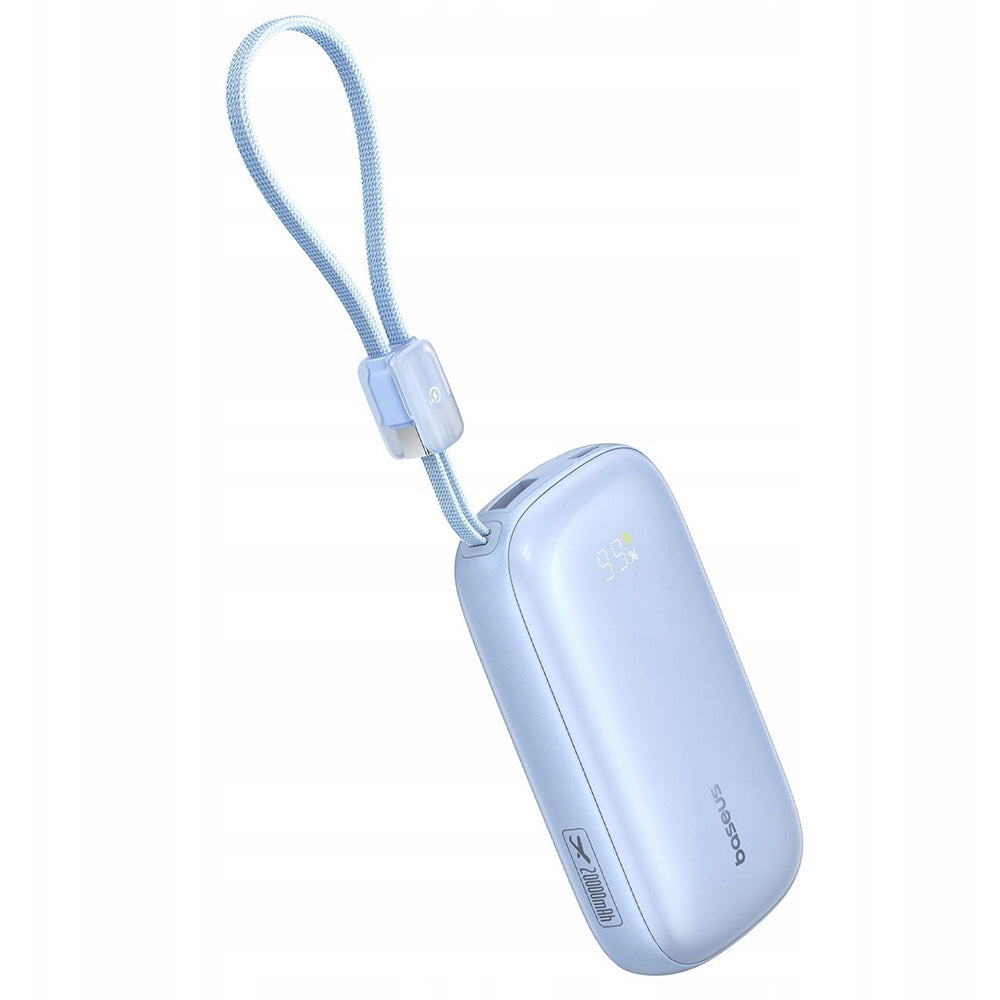 Batterie Externe Baseus EnerFill FC21 Qpow 3 Ultra, 20000mAh, 22.5W, QC + PD, 1 x USB-A - 1 x USB-C, Bleue E0027M03