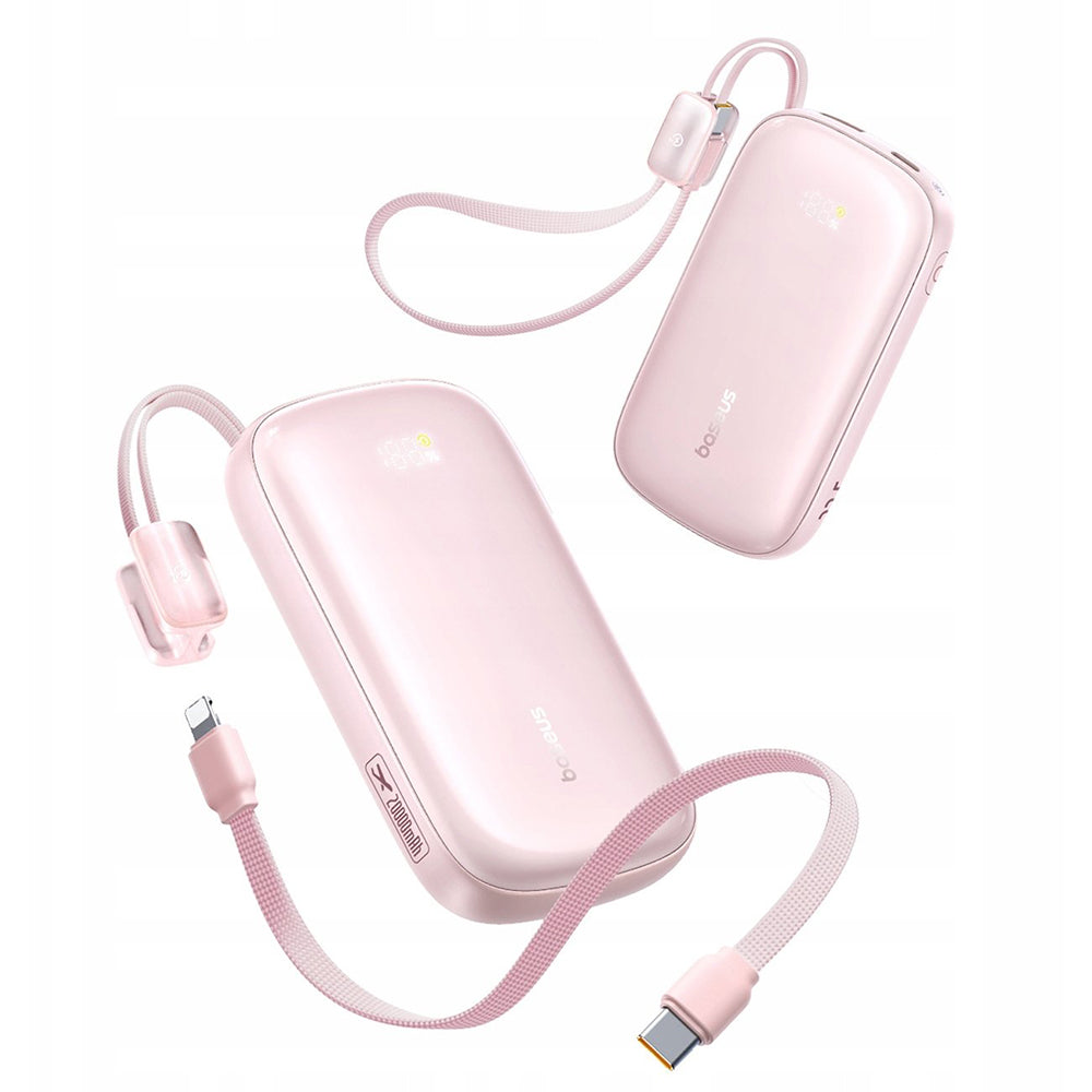 Batterie Externe Baseus EnerFill FC21 Qpow 3 Ultra, 20000mAh, 22.5W, QC + PD, 1 x USB-A - 1 x USB-C, Rose E0027M02