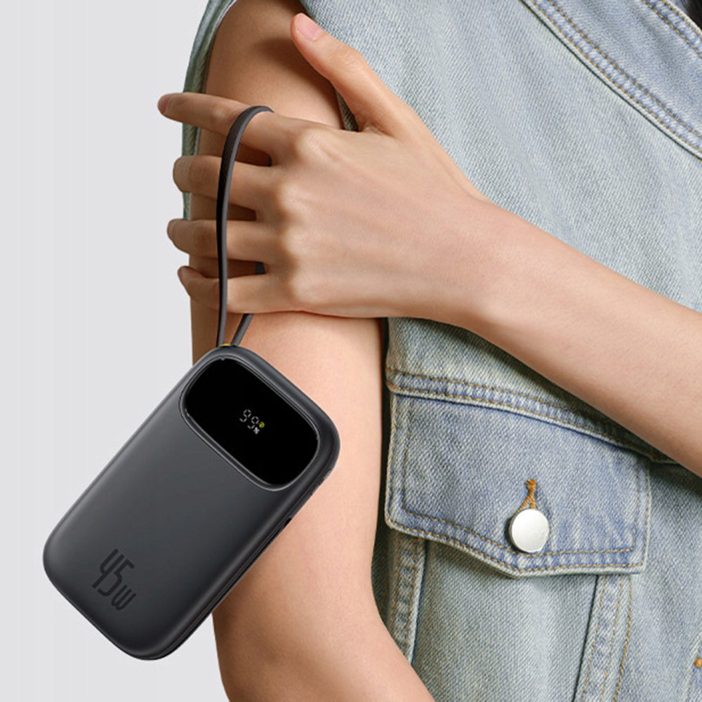 Batterie Externe Baseus EnerFill FC31 Qpow 3, 20000mAh, 45W, QC + PD, 1 x Lightning - 1 x USB-A - 2 x USB-C, Bleue E0028D03