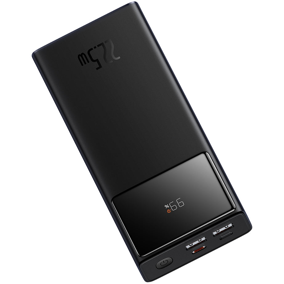 Externer Akku Baseus Star Lord, 20000mAh, 22,5W, QC + PD, 1 x USB-C - 2 x USB-A, Schwarz PPXJ080001