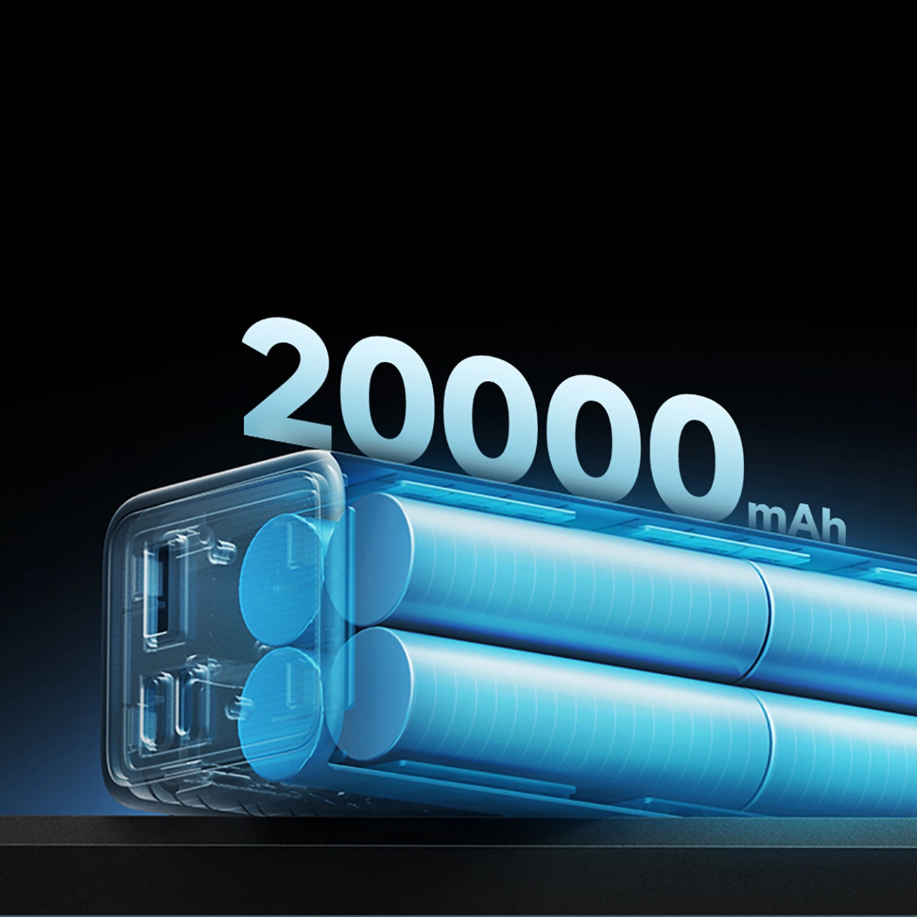 Batterie Externe Cuktech, 20000mAh, 100W, QC + PD, 1 x USB-A - 2 x USB-C, Gris CUKP200XGLGR