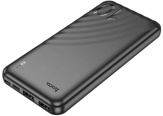 Batterie Externe HOCO J123, 10000mAh, 10W, 2 x USB-A, Noire