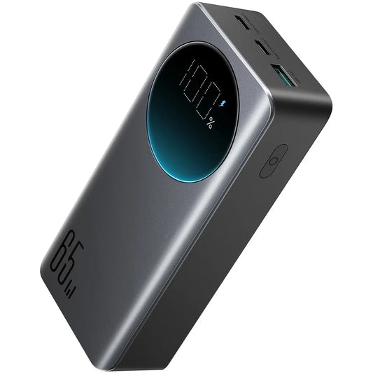 Joyroom Externe Batterie JR-PBF05, 30000mAh, 65W, QC + PD, 1 x USB-A - 2 x USB-C, Schwarz