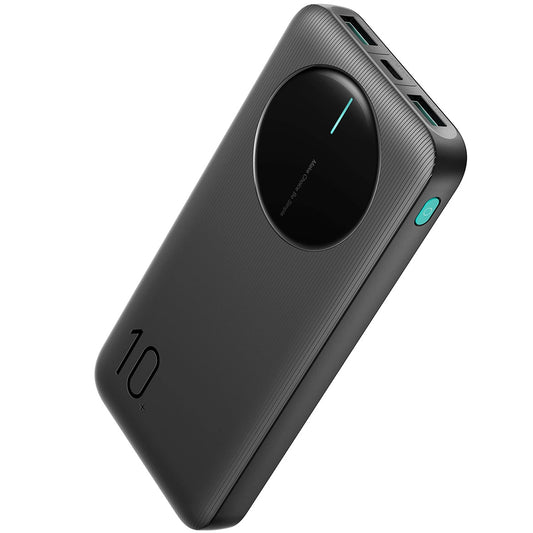 Joyroom Externe Batterie JR-PBF12, 10000mAh, 12W, 1 x USB-C - 2 x USB-A, Schwarz