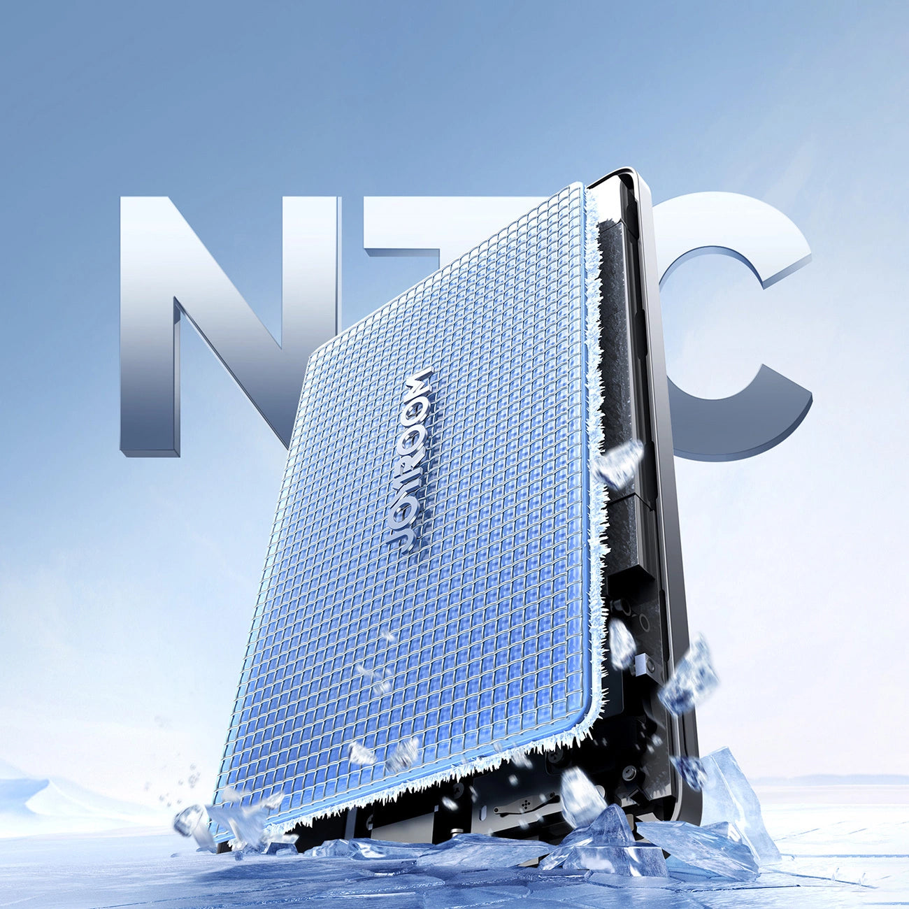 Externer Wireless-Akku Joyroom JR-PBM08, 5000mAh, 20W, PD + FQI, 1 x QI - 1 x USB-C, Grau