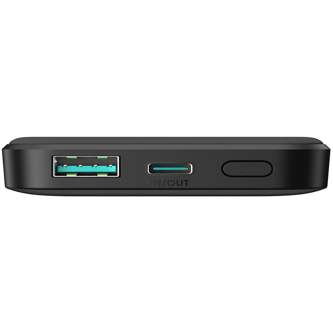 Externer Wireless-Akku Joyroom JR-W020 Mini, 5000mAh, 20W, QC + PD + FQI, 1 x QI - 1 x USB-A - 1 x USB-C, Schwarz