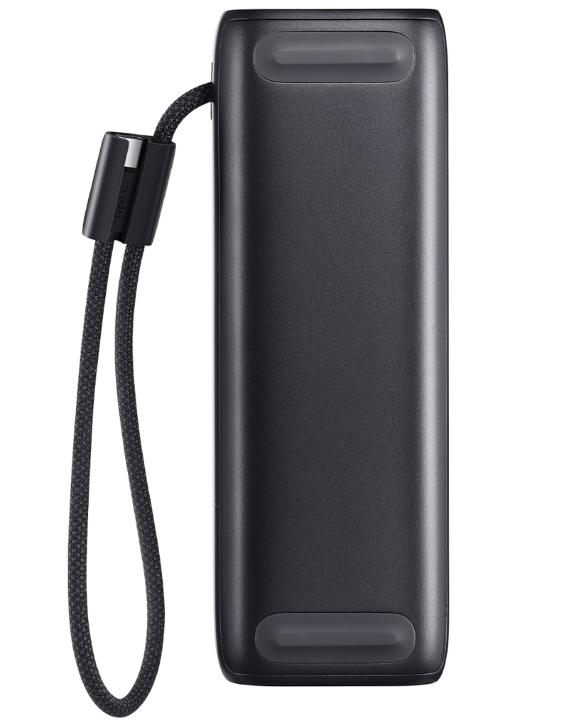 Joyroom PODIX PR70 Powerbank, 25000 mAh, 240 W, QC + PD, 1 x USB-A – 3 x USB-C, Schwarz