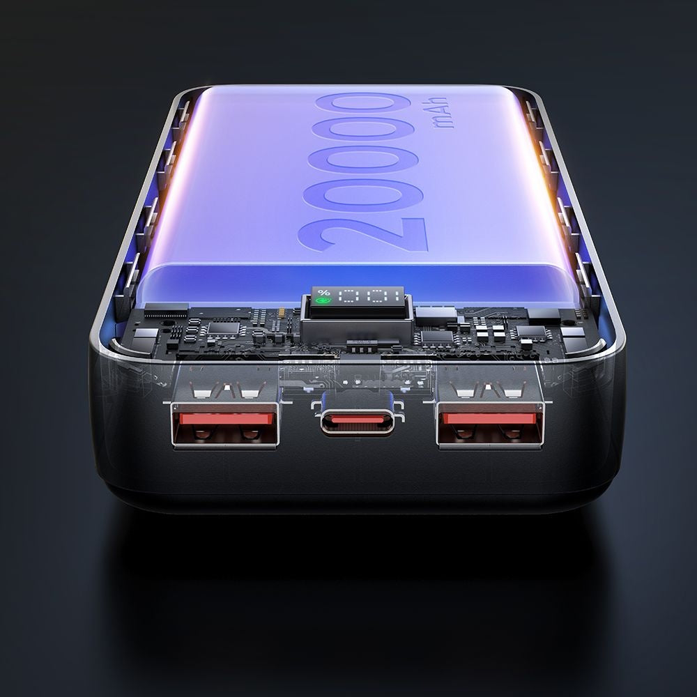Batterie Externe McDodo MC-4230, 20000mAh, 22.5W, QC + PD, 2 x USB-A - 1 x USB-C, Noire